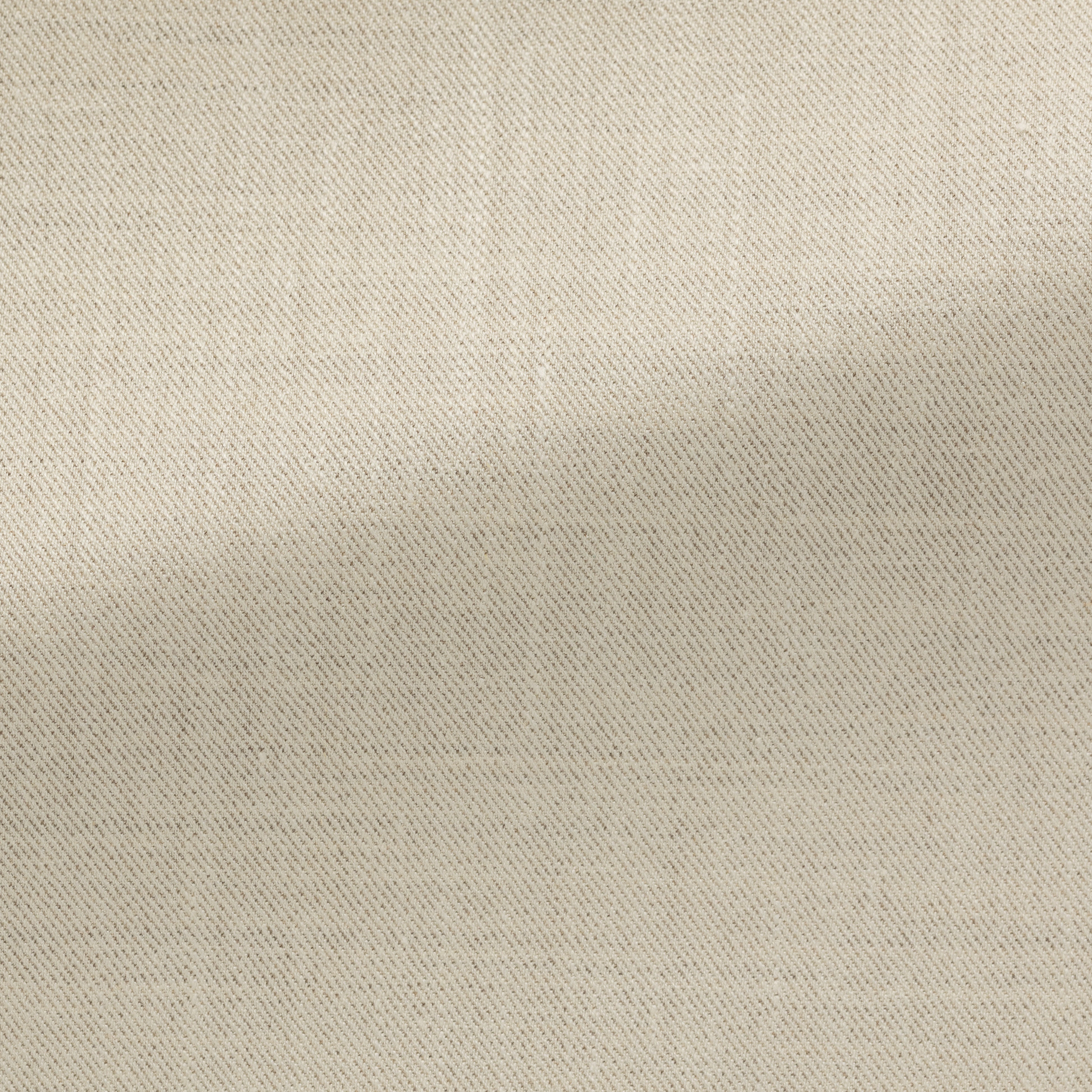 Sandfarbener Anzug aus Wolle-Seiden-Leinen-Twill-Stoff von Loro Piana